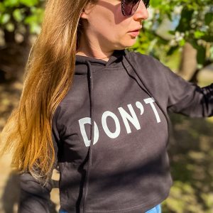 Schitts creek quotes don't cropped hoodie David Rose