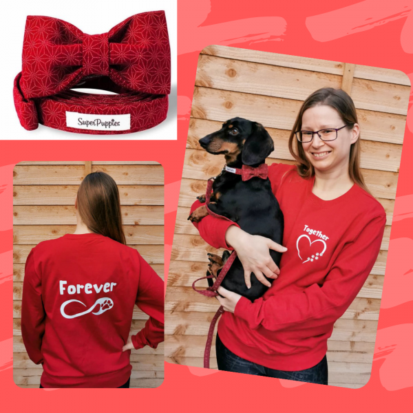 Together forever Dachshund and Dog Mum Valentines Day Set main product photo